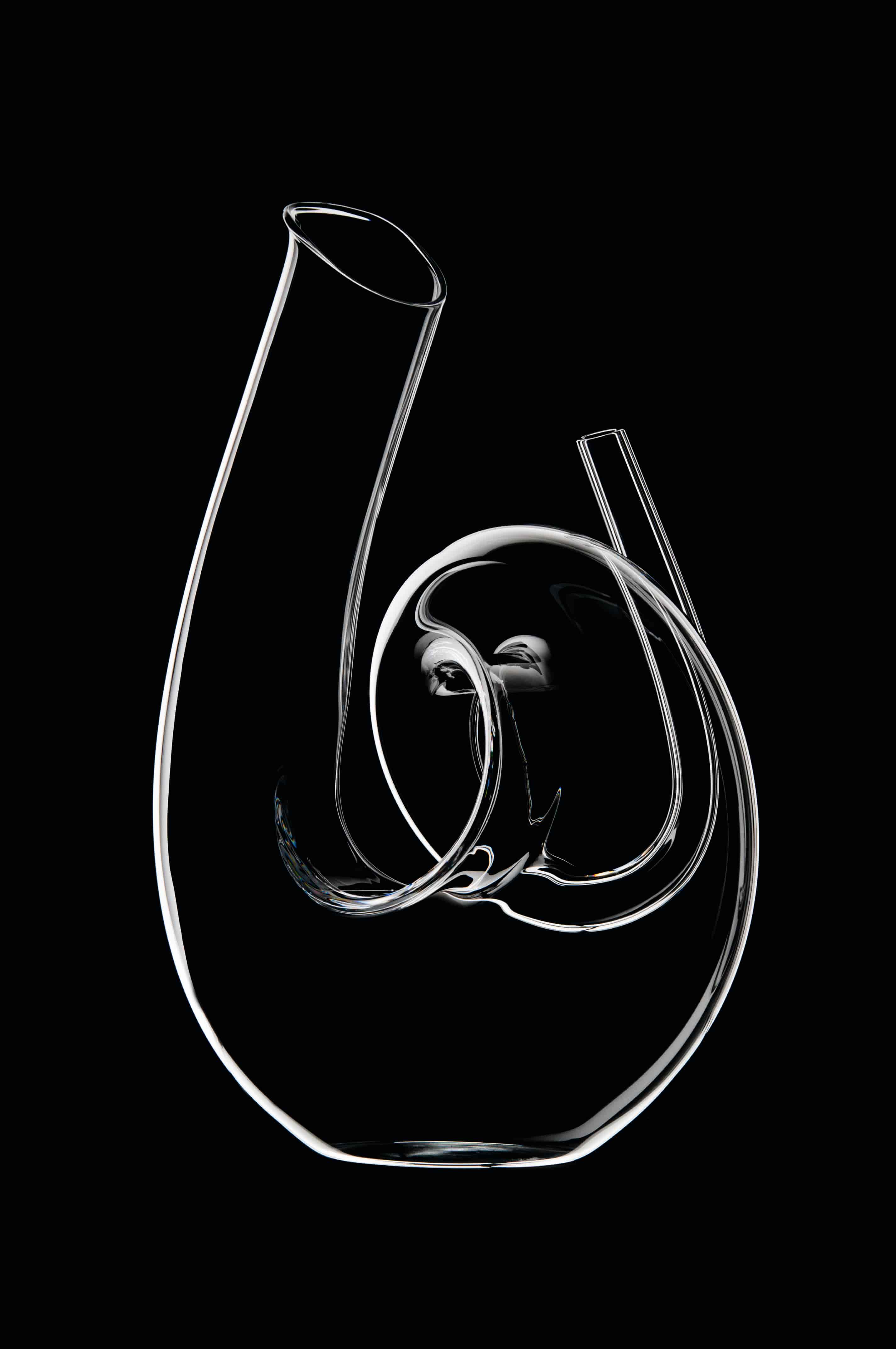 Riedel, Karaff Curly Clear, Decanter Handmade Riedel, Karaff Curly Clear, Decanter Handmade