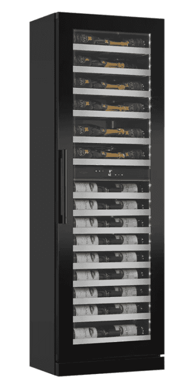 mQuvée Inbyggbar vinkyl - WineCave Slim 182D Fullglass Black mQuvée Inbyggbar vinkyl - WineCave Slim 182D Fullglass Black