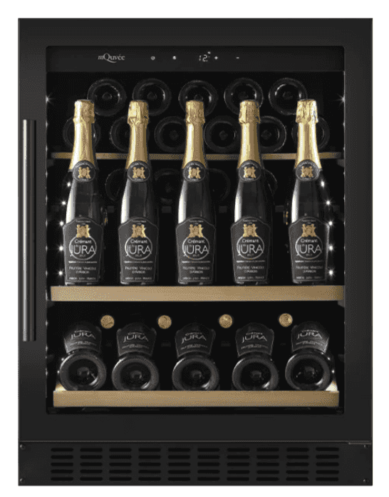 mQuvée, Inbyggbar champagnekyl, WineCave, 700, 60S, Anthracite Black