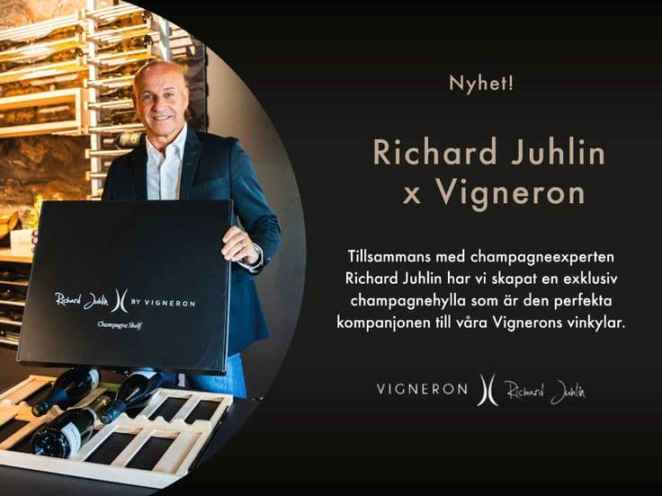 Den perfekta champagnehyllan
