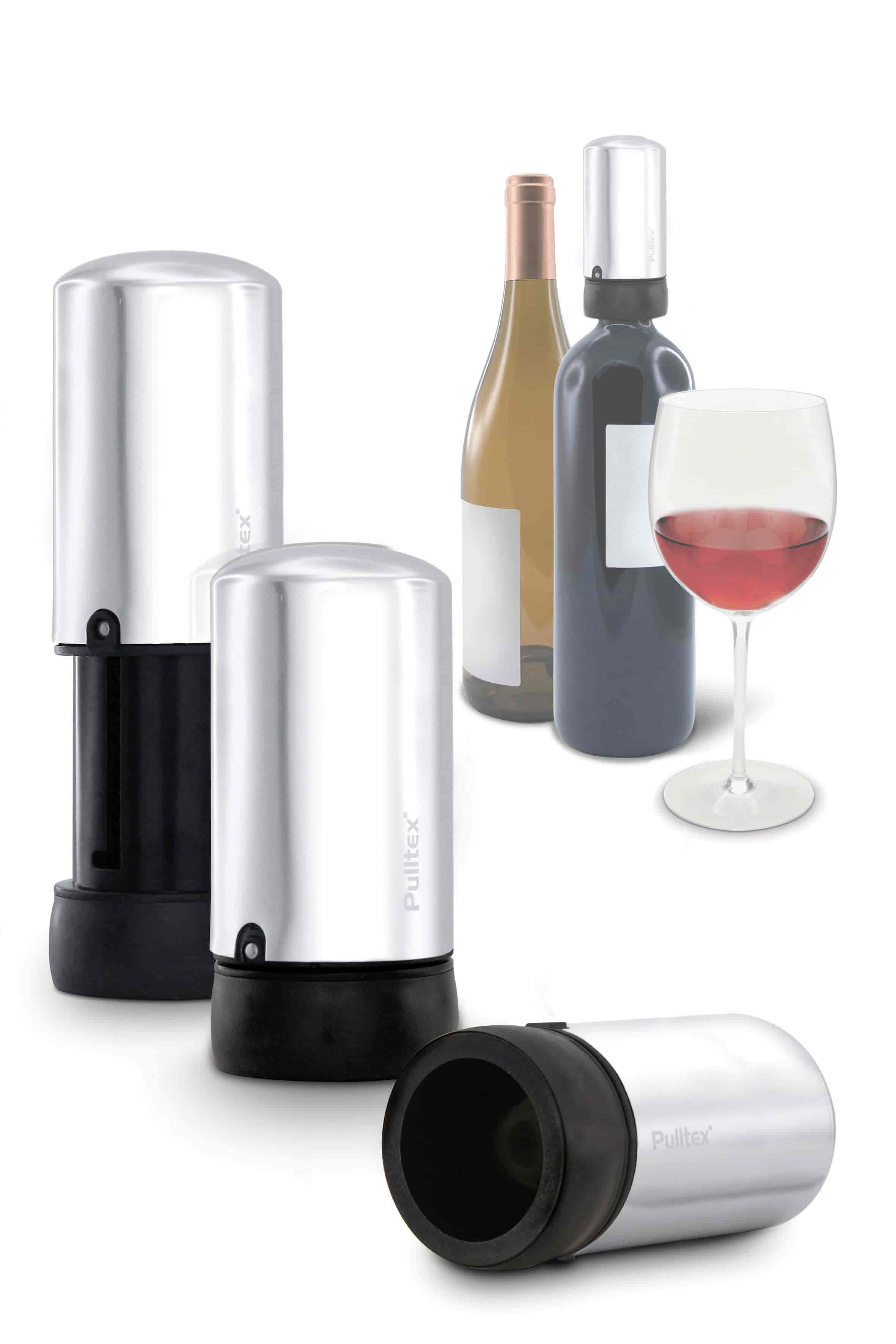 PULLTEX, Vacuumpump & wine saver silver PULLTEX, Vacuumpump & wine saver silver