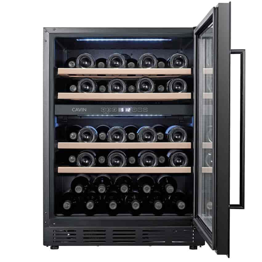 Cavin Inbyggbar vinkyl - Arctic Collection 60D Svart - 46 Flaskor Cavin Inbyggbar vinkyl - Arctic Collection 60D Svart - 46 Flaskor