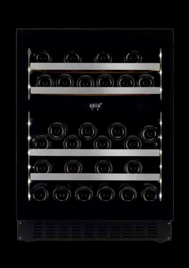 mQuvée - WineCave 60D Fullglass Black - Push/Pull mQuvée - WineCave 60D Fullglass Black - Push/Pull