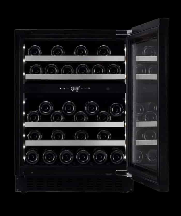 mQuvée - WineCave 60D Fullglass Black - Push/Pull mQuvée - WineCave 60D Fullglass Black - Push/Pull
